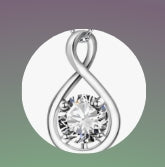 April Birthstone Necklace