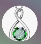 May Birthstone Necklace