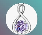 June Birthstone Necklace