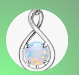 October birthstone Necklace