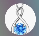 December Birthstone Necklace