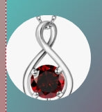 January Birthstone Necklace