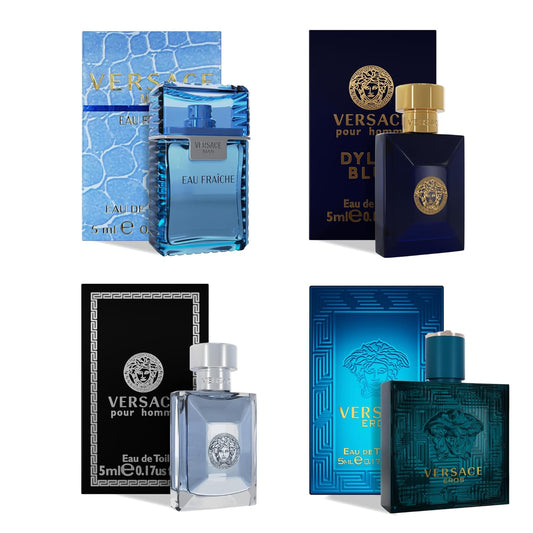 Versace Cologne for Men Set of 4