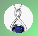 September Birthstone Necklace