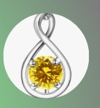 November Birthstone Necklace